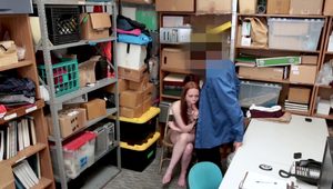  Ozzie teen redhead Ella Hughes gets busted for stealing
